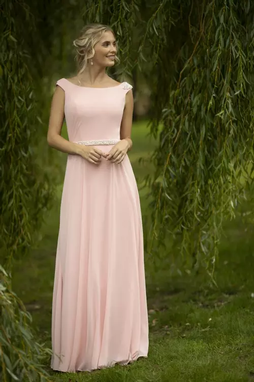 Melon bridesmaid dresses deals